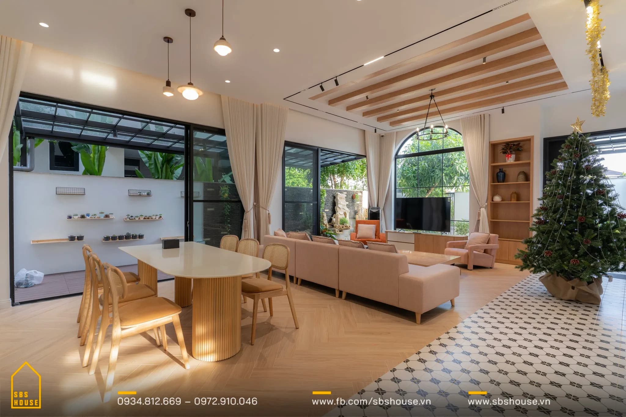 Hình ảnh nội thất Biệt thự 3 tầng phong cách địa trung hải